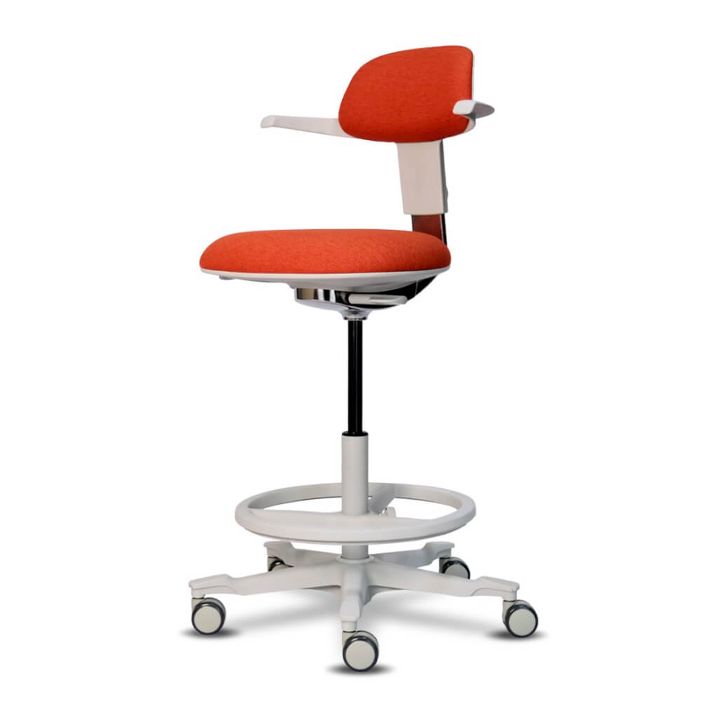 เก้าอี้บาร์ DF PROCHAIR รุ่น NEC สีส้ม